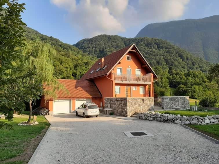 Pocitniska Hisa Nad Soco Villa Bovec Exterior photo